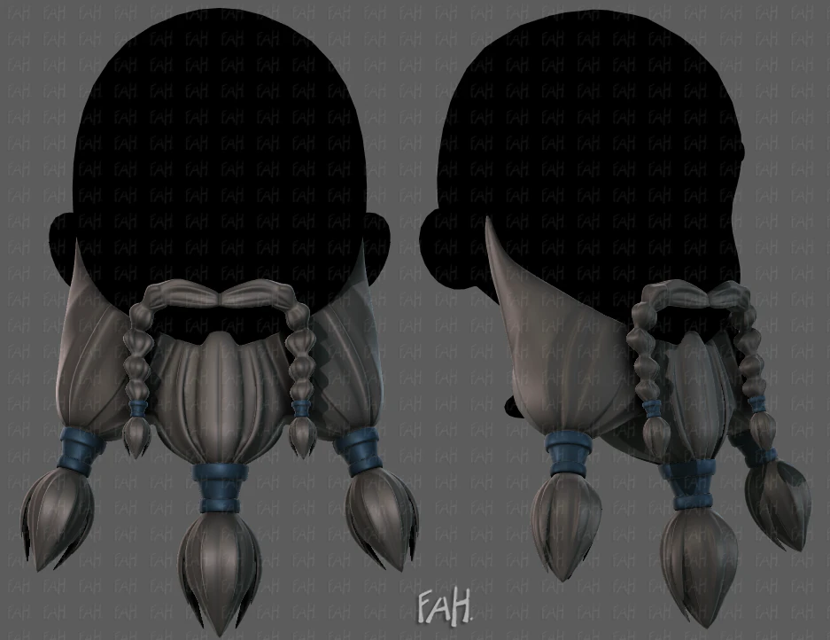 beard v09 3D Model .c4d .max .obj .3ds .fbx .stl .blend