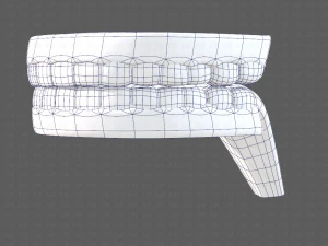 cartone animato di denti Modello 3D