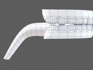 cartone animato di denti Modello 3D