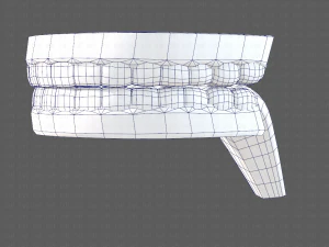 cartone animato di denti Modello 3D
