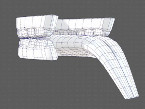 cartone animato di denti Modello 3D