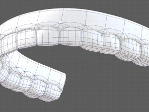 cartone animato di denti Modello 3D