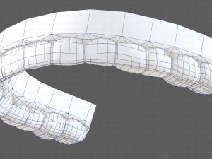 cartone animato di denti Modello 3D