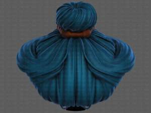 3d hair style for girl v90 3Dモデル