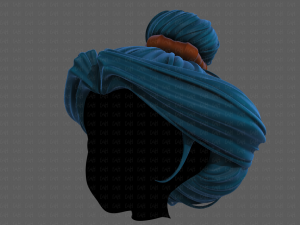3d hair style for girl v90 3Dモデル