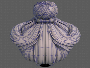 3d hair style for girl v90 3Dモデル