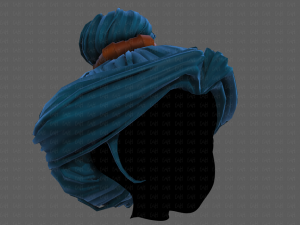 3d hair style for girl v90 3Dモデル