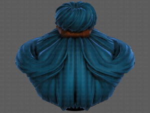 3d hair style for girl v90 3Dモデル