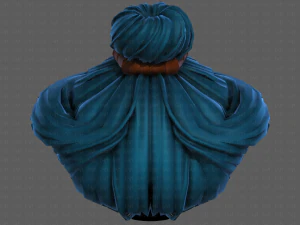3d hair style for girl v90 3D Model