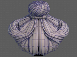 3d hair style for girl v90 3D Model