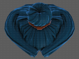 3d hair style for girl v90 3Dモデル