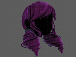 3d hair style for girl v91 Modelo 3D