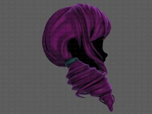 3d hair style for girl v91 Modelo 3D