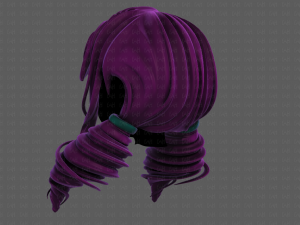3d hair style for girl v91 Modelo 3D