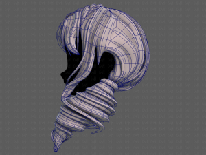 3d hair style for girl v91 Modelo 3D