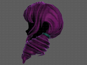 3d hair style for girl v91 Modelo 3D