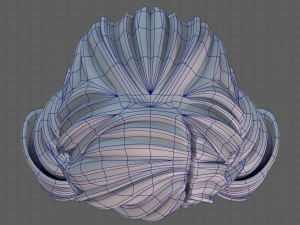 3d hair style for girl v91 Modelo 3D
