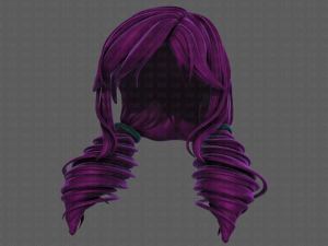 3d hair style for girl v91 Modelo 3D