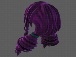 3d hair style for girl v91 Modelo 3D