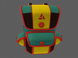 bag cartoon v01 3D Model