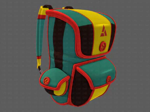 bag cartoon v01 3D Model