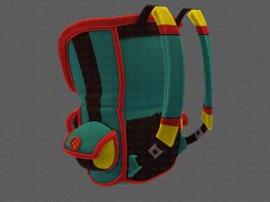 bag cartoon v01 3D Model