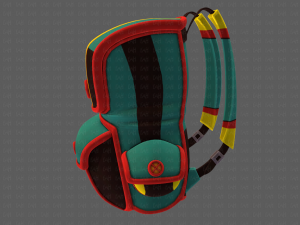 bag cartoon v01 3D Model