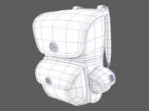 bag cartoon v01 3D Model