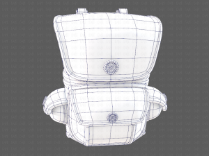 bag cartoon v01 3D Model