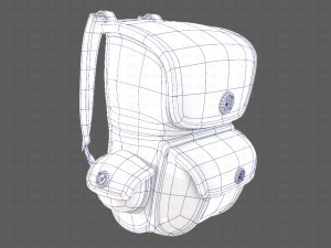 bag cartoon v01 3D Model