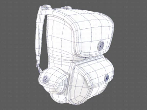 bag cartoon v01 3D Model