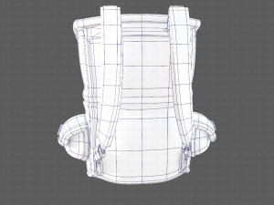 bag cartoon v01 3D Model