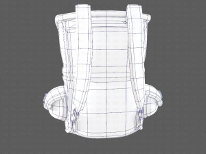 bag cartoon v01 3D Model