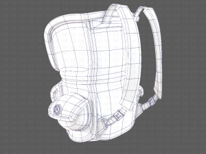 bag cartoon v01 3D Model