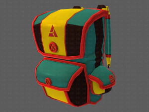 bag cartoon v01 3D Model