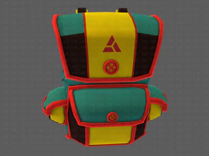 bag cartoon v01 3D Model