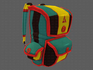 bag cartoon v01 3D Model