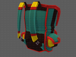 bag cartoon v01 3D Model