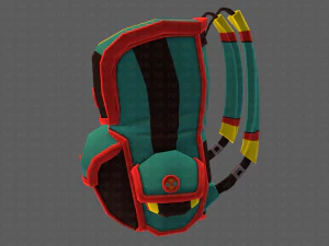 bag cartoon v01 3D Model