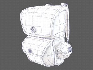 bag cartoon v01 3D Model
