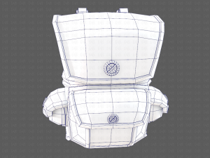 bag cartoon v01 3D Model