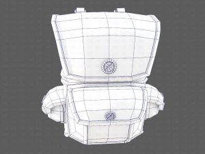 bag cartoon v01 3D Model