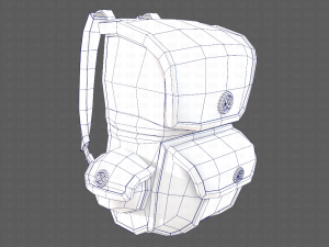 bag cartoon v01 3D Model