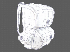 bag cartoon v01 3D Model