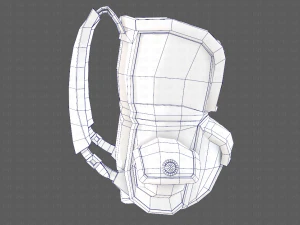 bag cartoon v01 3D Model