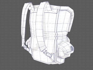 bag cartoon v01 3D Model