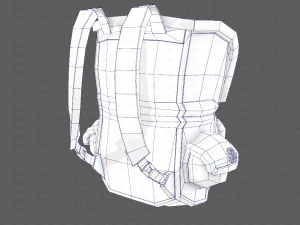 bag cartoon v01 3D Model