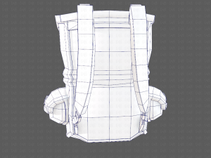 bag cartoon v01 3D Model