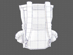bag cartoon v01 3D Model