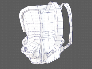bag cartoon v01 3D Model
